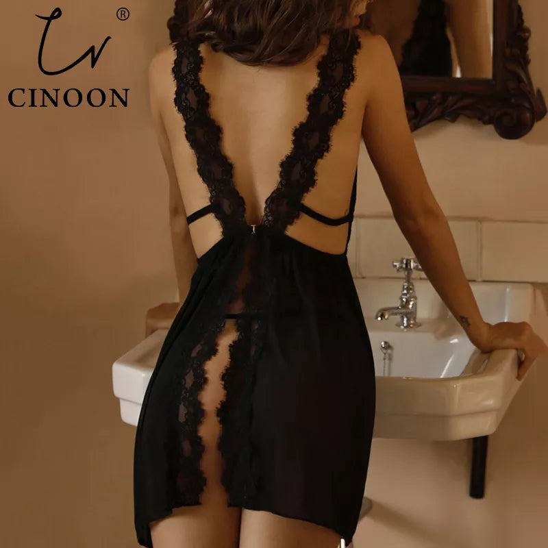 V-Neck Casual Night dress