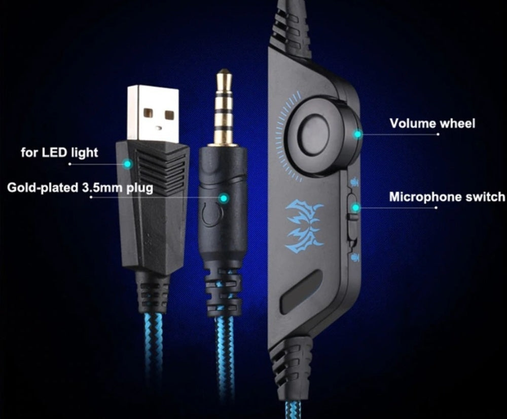 G9300 LED Gaming Headset with Microphone