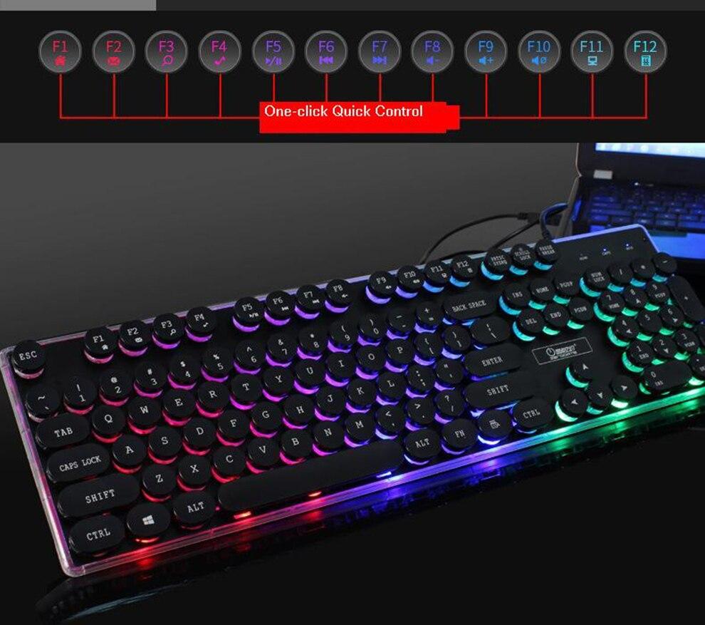Dragon LED Backlight Gaming Keyboard Mouse Set