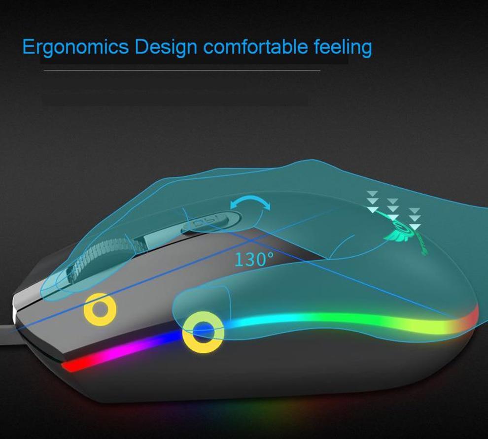 Dragon LED Backlight Gaming Keyboard Mouse Set