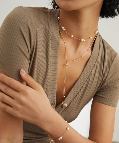 Dainty Freshwater Pearl Choker Necklace