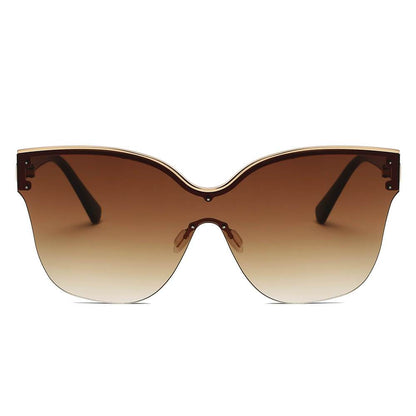 Women Cat Eye Oversize Sunglasses