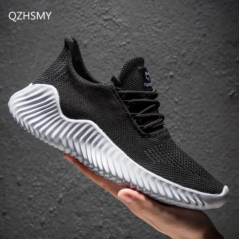 Breathable White Fashion Sneakers