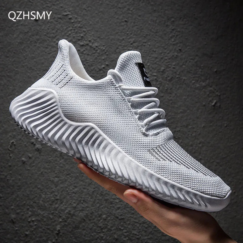 Breathable White Fashion Sneakers
