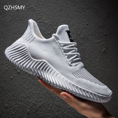 Breathable White Fashion Sneakers