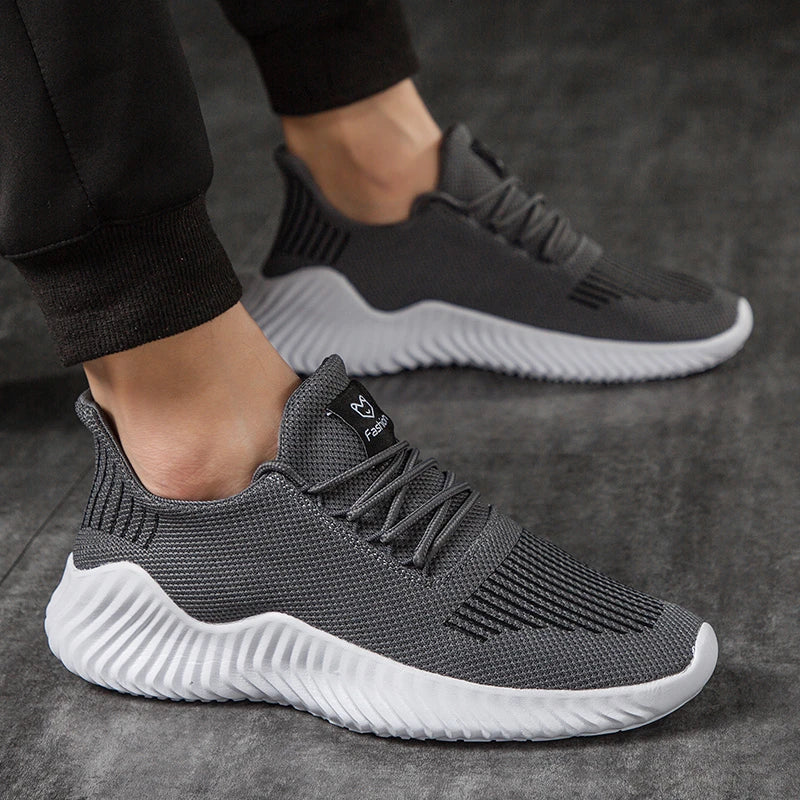 Breathable White Fashion Sneakers