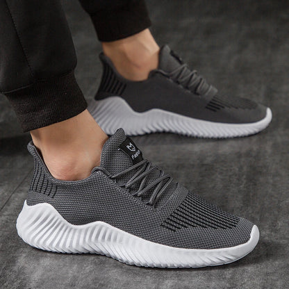 Breathable White Fashion Sneakers