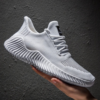 Breathable White Fashion Sneakers