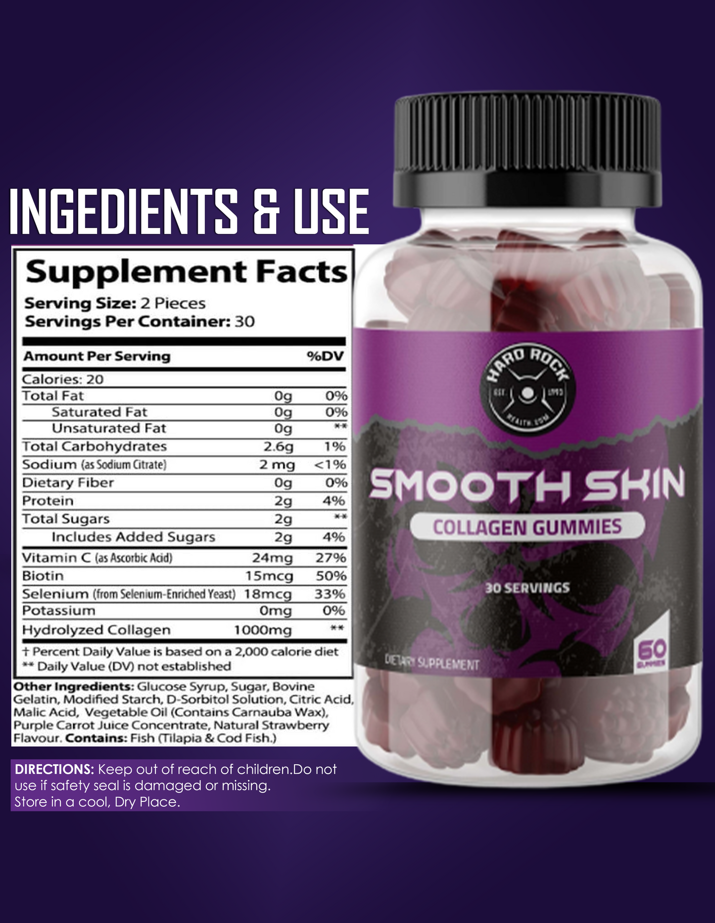 Smooth Skin Collagen Gummies