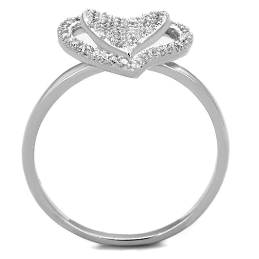 Rhodium 925 Sterling Silver Ring