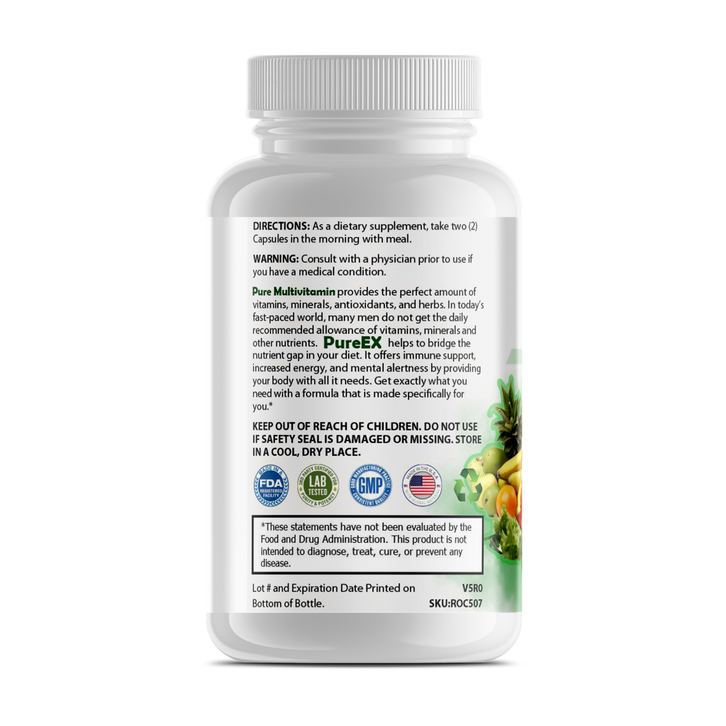 Mens Pure Multi-Vitamins