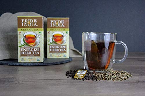 Organic Energize Herb Black Tea Bags