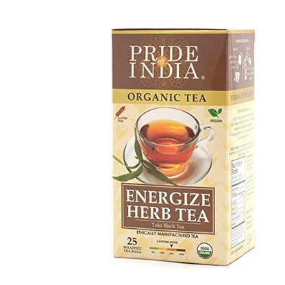 Organic Energize Herb Black Tea Bags