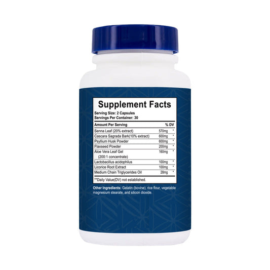 Senna Leaf Supports Cleanse & Detox Capsule