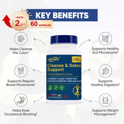 Senna Leaf Supports Cleanse & Detox Capsule