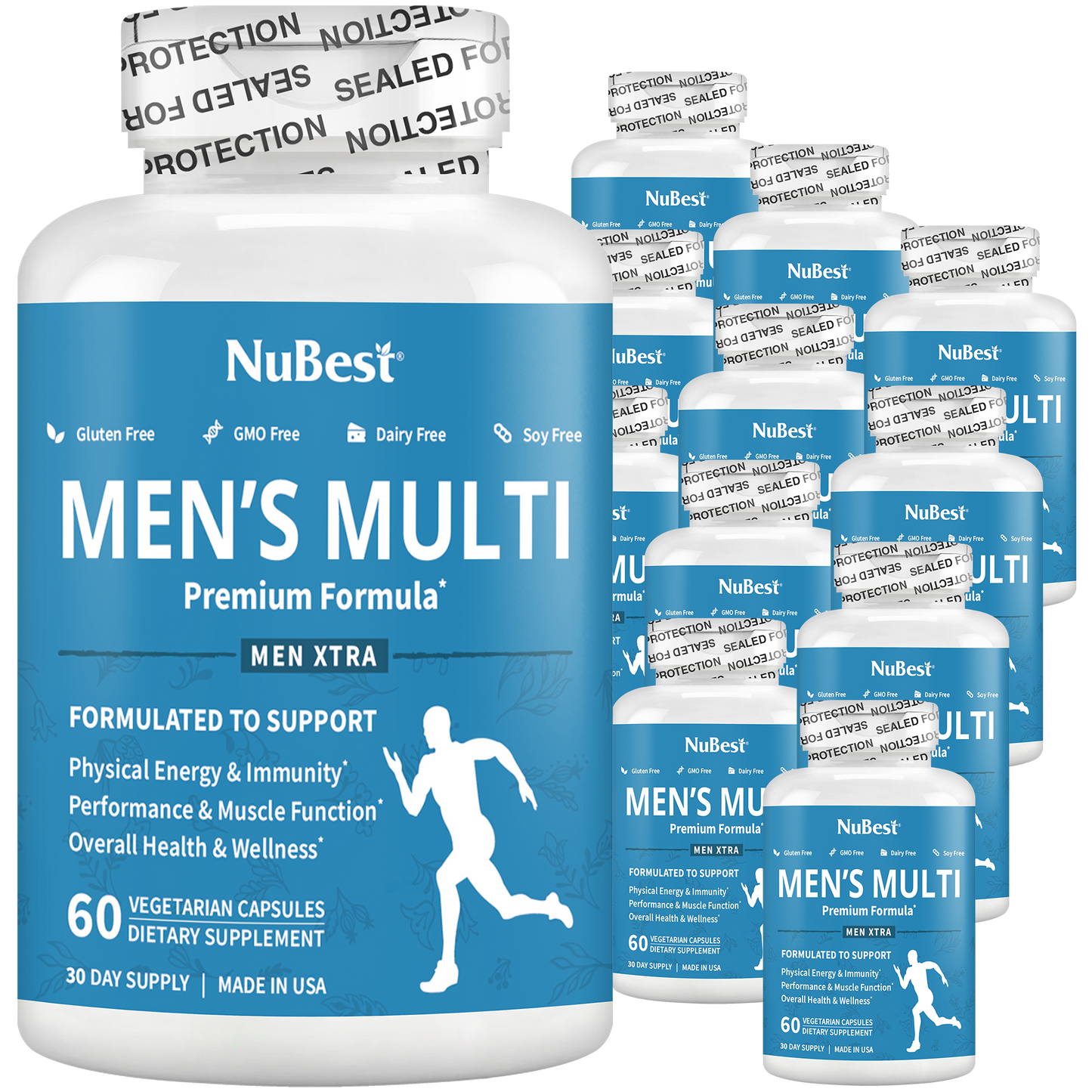 Men's Multi  Energy, Immunity Vegan Capsules