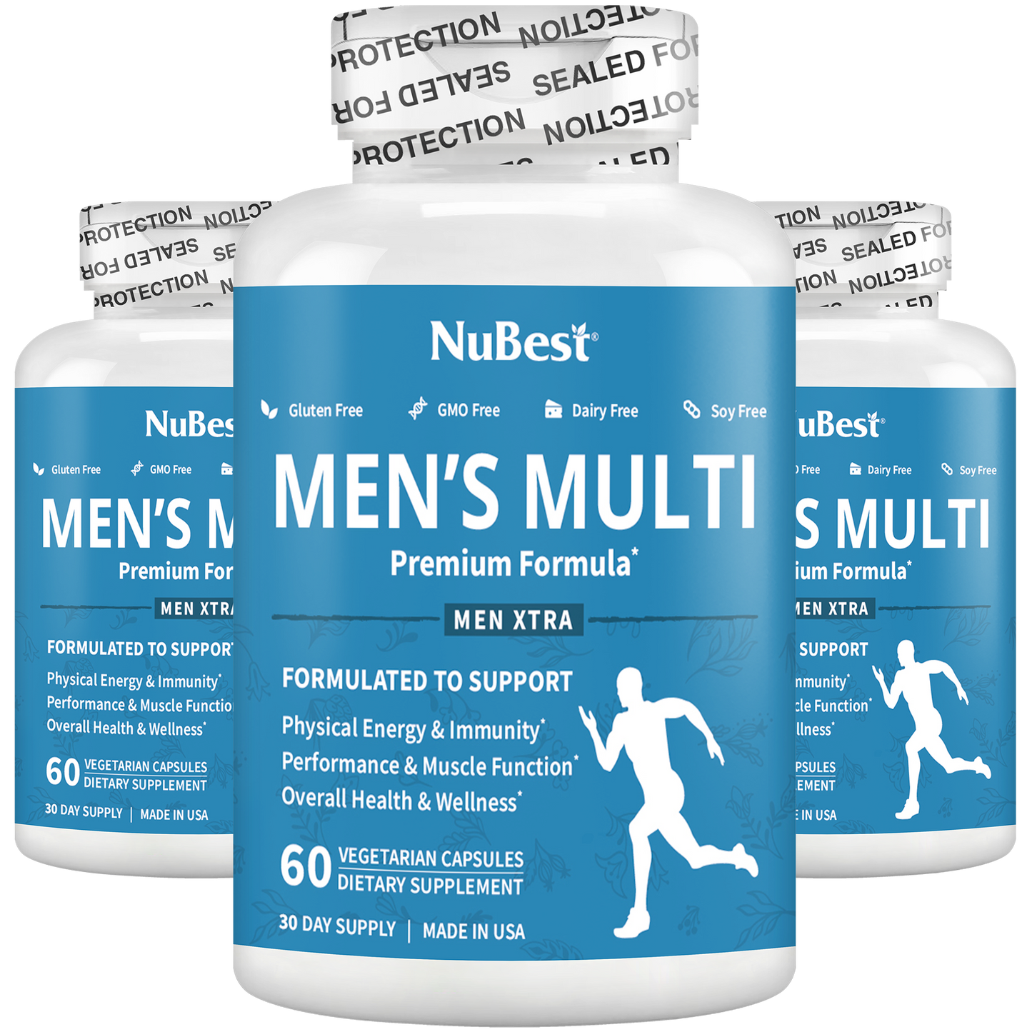 Men's Multi  Energy, Immunity Vegan Capsules