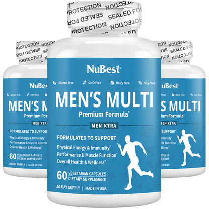 Men's Multi  Energy, Immunity Vegan Capsules
