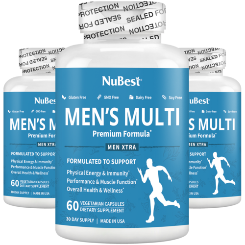 Men's Multi  Energy, Immunity Vegan Capsules