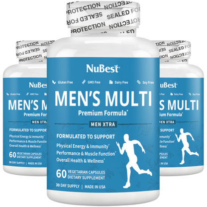 Men's Multi  Energy, Immunity Vegan Capsules