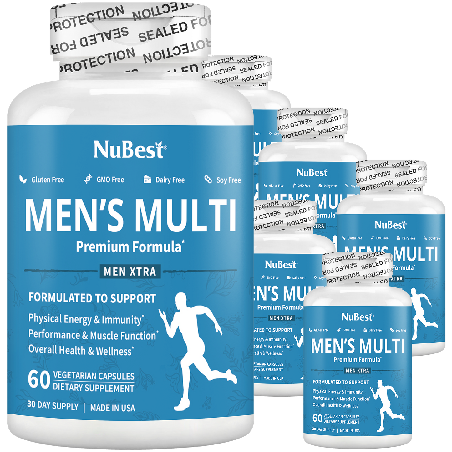 Men's Multi  Energy, Immunity Vegan Capsules
