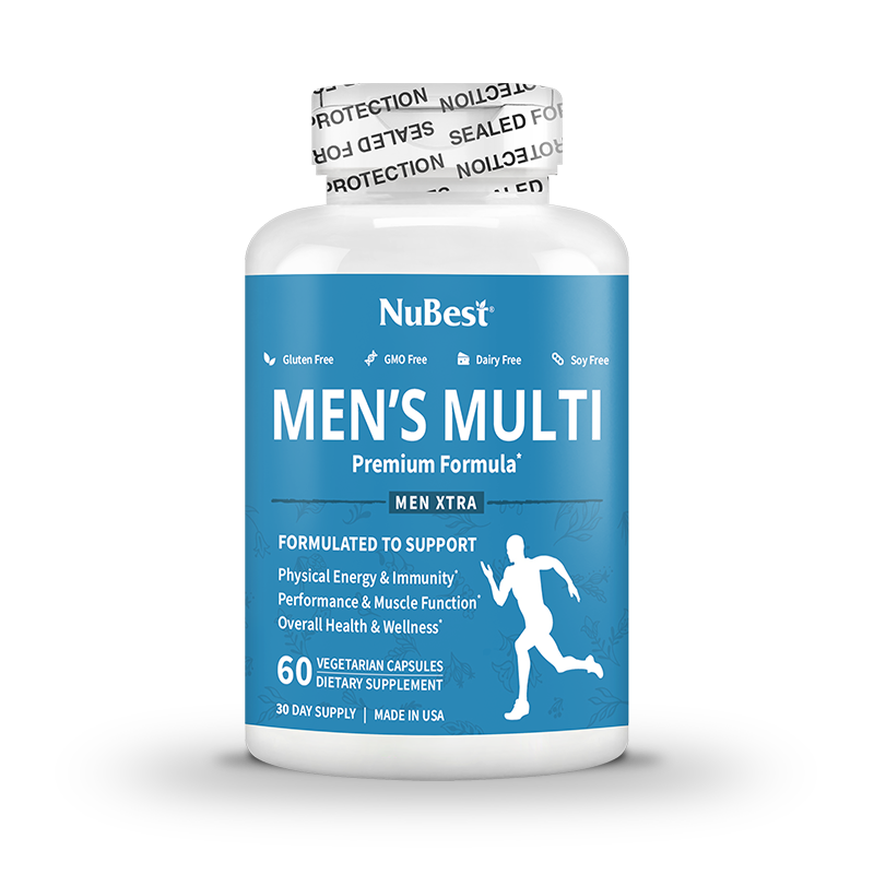 Men's Multi  Energy, Immunity Vegan Capsules